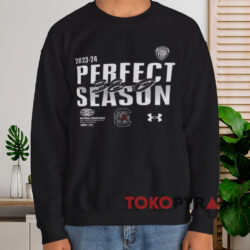 South Carolina Gamecocks 2024 NCAA Women's Basketball Perfect Season Shirt 4 South Carolina Gamecocks 2024 Ncaa Women's Basketball National Champions Perfect Season Shirt Black Sweatshirt