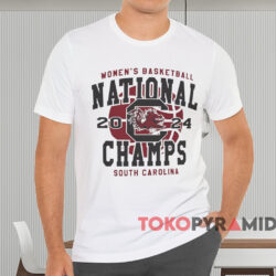 South Carolina Gamecocks Homefield 2024 Ncaa Women's Basketball National Champions Shirt White T shirt