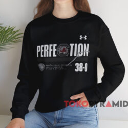 South Carolina Gamecocks Perfection 2024 Ncaa Women's Basketball National Champions Shirt Black Sweatshirt