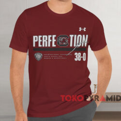 South Carolina Gamecocks Perfection 2024 Ncaa Women's Basketball National Champions Shirt Red T shirt