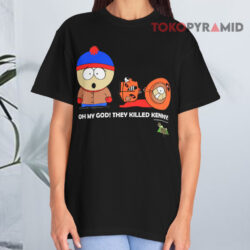 South Park 1997 Oh My God They Killed Kenny Black T shirt