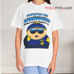 South Park Cartman Respect My Authority White T shirt