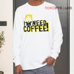 South Park Tweek Tweak I Need Coffee Long sleeved