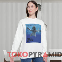 Spencer Elden Nirvana Nevermind Album T-shirt 2 Spencer Elden Nirvana Nevermind Album T shirt White Sweatshirt