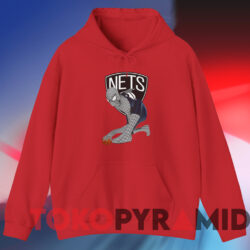 Spider-Man Brooklyn Nets T-shirt 4 Spider man Brooklyn Nets T shirt Red Hoodie