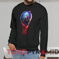 Spider man Christmas T shirt Black Sweatshirt