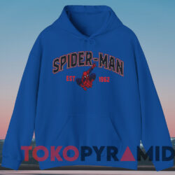 Spider-Man Est 1962 T-shirt 2 Spider man Est 1962 T shirt Blue Hoodie