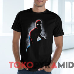 Spider man Homecoming Silhouette T shirt Black T shirt