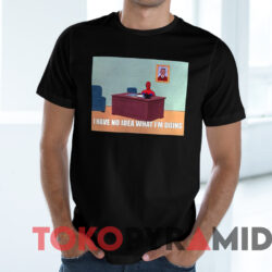 Spider man I Have No Idea What I'm Doing T shirt Black T shirt