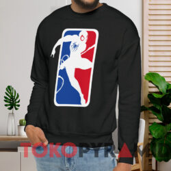 Spider-Man NBA Logo T-shirt 3 Spider man Nba Logo T shirt Black Sweatshirt