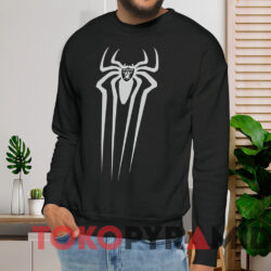 Spider-Man Oakland Raiders Logo T-shirt 3 Spider man Oakland Raiders Logo T shirt Black Sweatshirt