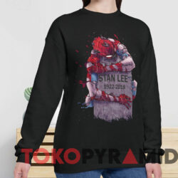 Spider-Man Rip Stan Lee 1922-2018 T-shirt 3 Spider man Rip Stan Lee 1922 2018 T shirt Black Sweatshirt