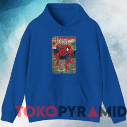 Spider-Man Torment Comic Cover T-Shirt 2 Spider man Torment Comic Cover T shirt Blue Hoodie