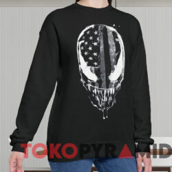 Spider-Man Venom America T-shirt 2 Spider man Venom America T shirt Black Sweatshirt