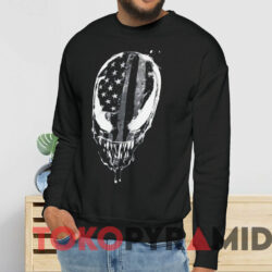 Spider-Man Venom America T-shirt 3 Spider man Venom America T shirt Black Sweatshirt