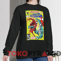 Spider-Man Venom Maximum Carnage Cover T-Shirt 3 Spider man Venom Maximum Carnage Cover T shirt Black Sweatshirt