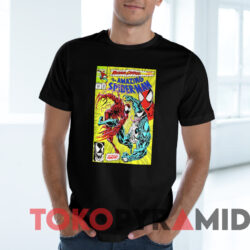 Spider man Venom Maximum Carnage Cover T shirt Black T shirt