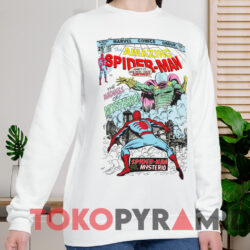 Spider-Man Vs. Mysterio Comic Book T-Shirt 3 Spider man Vs Mysterio Comic Book T shirt White Sweatshirt