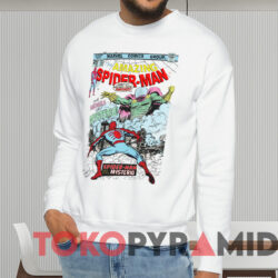Spider-Man Vs. Mysterio Comic Book T-Shirt 4 Spider man Vs Mysterio Comic Book T shirt White Sweatshirt