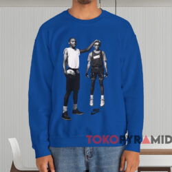 Spike Lee Michael Jordan T-shirt 4 Spike Lee Michael Jordan T shirt Blue Sweatshirt
