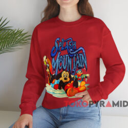 Splash Mountain Disneyland T-shirt 4 Splash Mountain Disneyland T shirt Red Sweatshirt