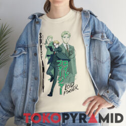 Spy x Family Loid Forger T-shirt Natural Color 2 Spy X Family Loid Forger T shirt Mix With Jean Jacket