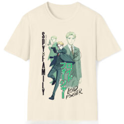 Spy x Family Loid Forger T-shirt Natural Color 4 Spy X Family Loid Forger T shirt Natural Color
