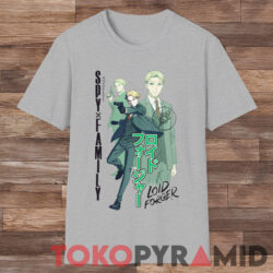 Spy X Family Loid Forger T shirt Sport Grey