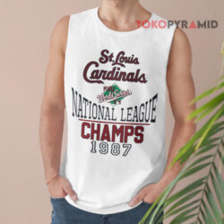 St Louis Cardinals 1987 World Series Shirt National League Champ Shirt 2 St Louis Cardinals 1987 World Series Shirt National League Champ Tank Top