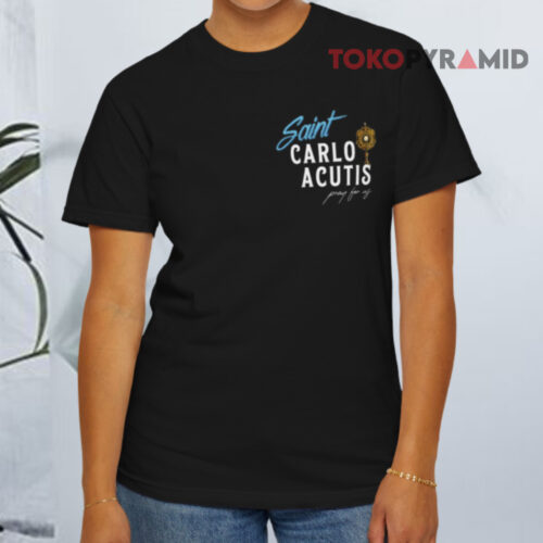 St Carlo Acutis Canonization T shirt Front St Carlo Acutis Canonization T shirt Front
