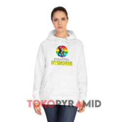 Stand With Sag aftra Strong White Hoodie