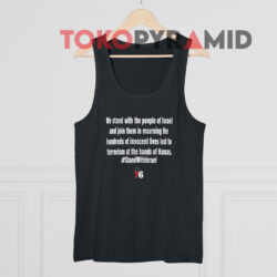 Stand With The People Of Israel shirt 2 Stand With The People Of Israel Black Tank Top