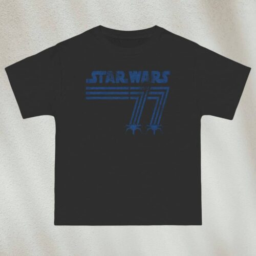 Star Wars 77 X-wing Shirt Black T shirt Star Wars 77 X-wing Shirt Black T shirt