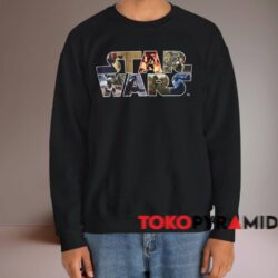 Star Wars Basic Logo Shirt 4 Star Wars Basic Logo Shirt Black Sweatshirt