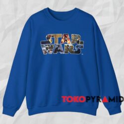 Star Wars Basic Logo Shirt 3 Star Wars Basic Logo Shirt Blue Sweatshirt