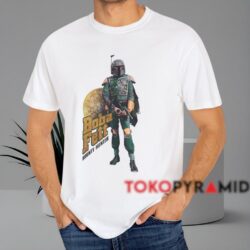 Star Wars Boba Fett Bounty Hunter Shirt White T shirt