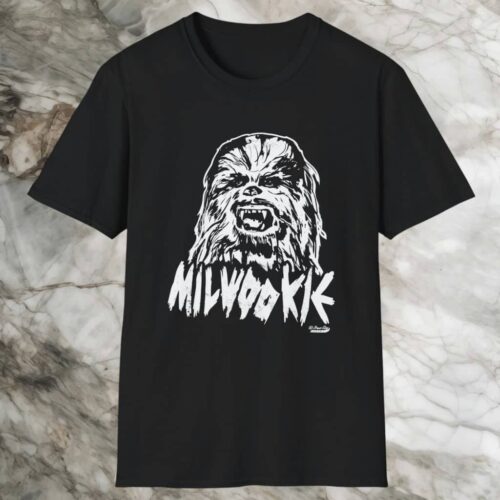 Star Wars Chewbacca Milwookie Shirt Black T shirt Star Wars Chewbacca Milwookie Shirt Black T shirt