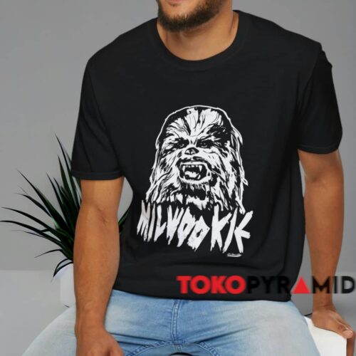 Star Wars Chewbacca Milwookie Shirt Black T shirt Star Wars Chewbacca Milwookie Shirt Black T shirt