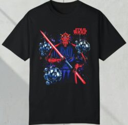 Star Wars Episode 1 Darth Maul Shirt Black T shirt