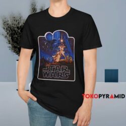Star Wars Episode 4 A New Hope Shirt Black T shirt