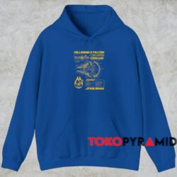 Star Wars Falcon Schematic Shirt 2 Star Wars Falcon Schematic Shirt Blue Hoodie