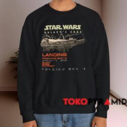 Star Wars Galaxy's Edge Shirt 3 Star Wars Galaxy's Edge Shirt Black Sweatshirt