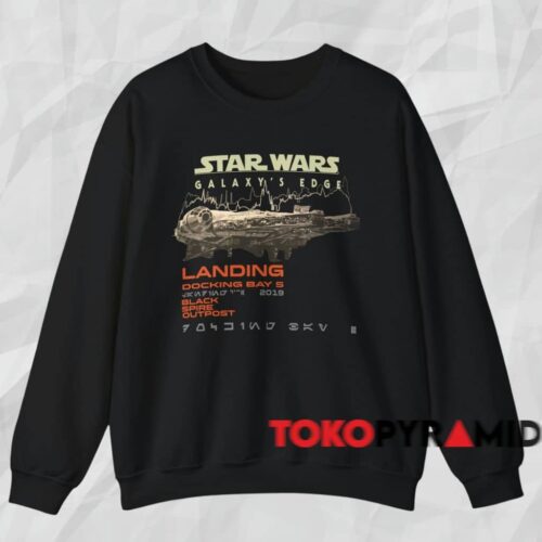 Star Wars Galaxy's Edge Shirt Black Sweatshirt Star Wars Galaxy's Edge Shirt Black Sweatshirt
