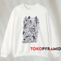 Star Wars Group Sketch Shirt 3 Star Wars Group Sketch Shirt White Sweatshirt