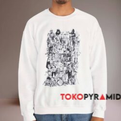 Star Wars Group Sketch Shirt 4 Star Wars Group Sketch Shirt White Sweatshirt