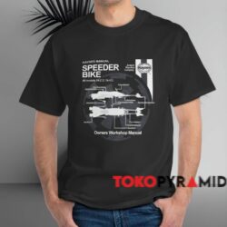 Star Wars Haynes Manual Speeder Bike Shirt Black T shirt