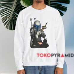 Star Wars Jango Fett Attack Of The Clones Shirt 3 Star Wars Jango Fett Attack Of The Clones Shirt White Sweatshirt