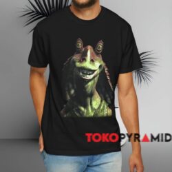 Star Wars Jar Jar Binks Shirt Black T shirt