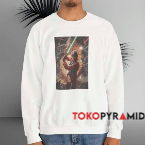 Star Wars Luke Skywalker Ready Shirt White Sweatshirt Star Wars Luke Skywalker Ready Shirt White Sweatshirt