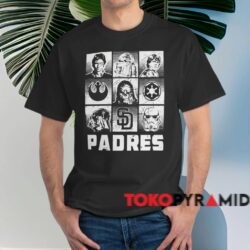 Star Wars Padres Heroes And Villains Shirt Black T shirt